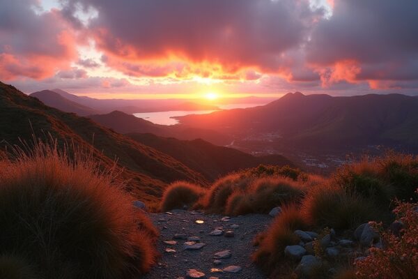 Christchurch Port Hills Sunset Walk