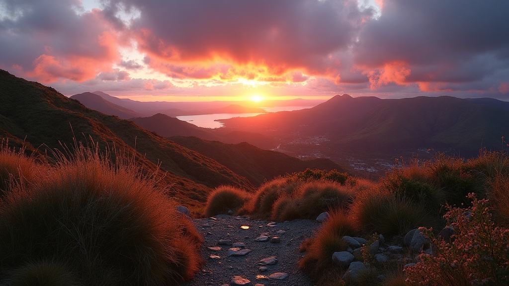 Christchurch Port Hills Sunset Walk